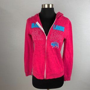 Blue 84 Pink Badlands National Park Buffalo Zip Hooded Jacket Juniors M